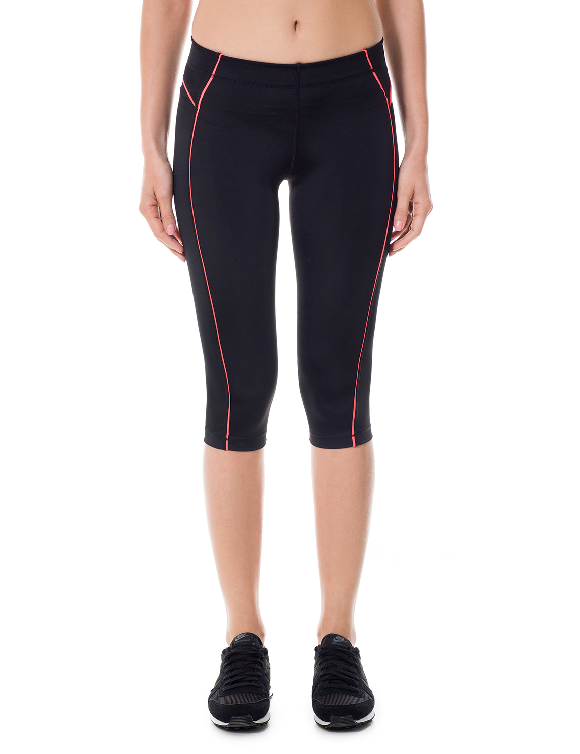 Women's Knee Tight Yoga Running Workout Sports Capri Leggings Pants eBay