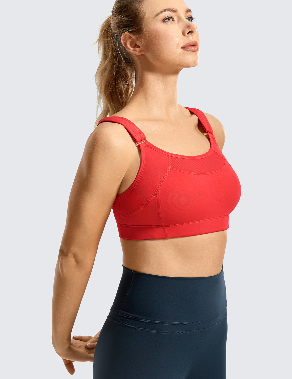 Women s Sports Bra Bounce Control Wire Free High Impact Max Support EBay