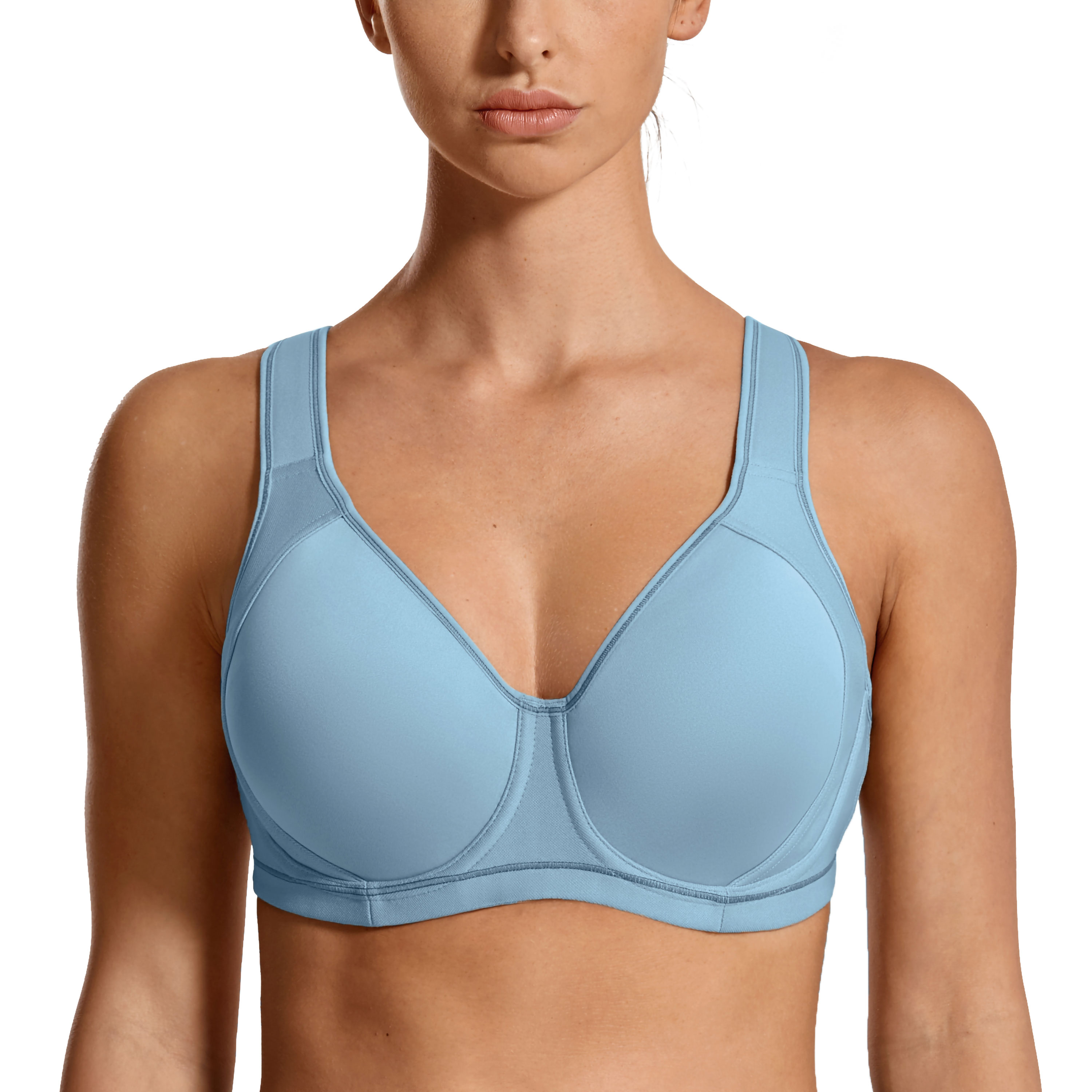 SYROKAN Women's High Impact Underwire Sports Bra with Adjustable Straps  Full Figure Running Workout : : Clothing, Shoes & Accessories