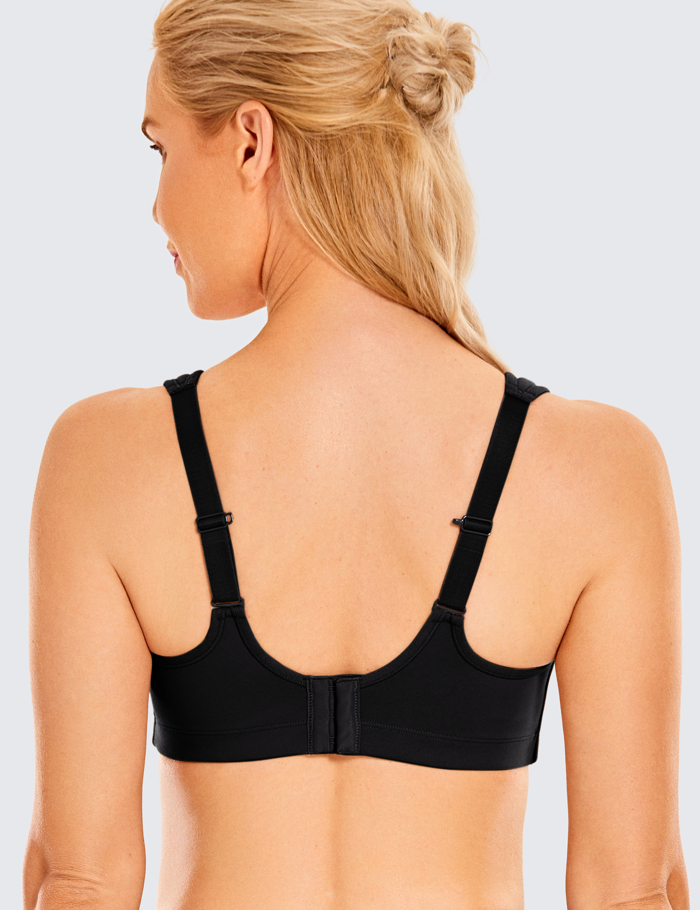 SYROKAN Women's Max Control Solid High Impact Plus Size Underwire Sports  Bra: Buy Online at Best Price in UAE 