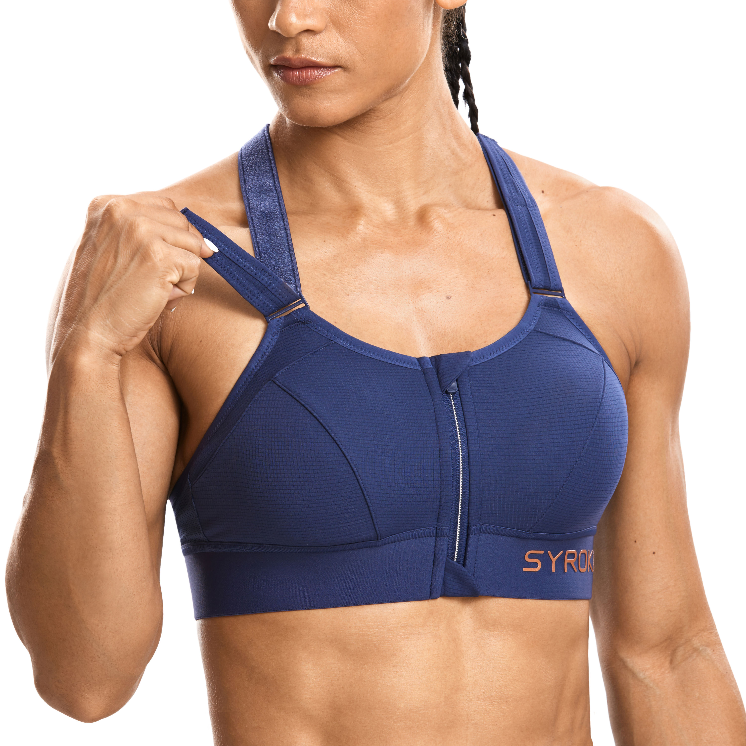 Womens Athletic High Impact Sports Bras for Women Large Bust