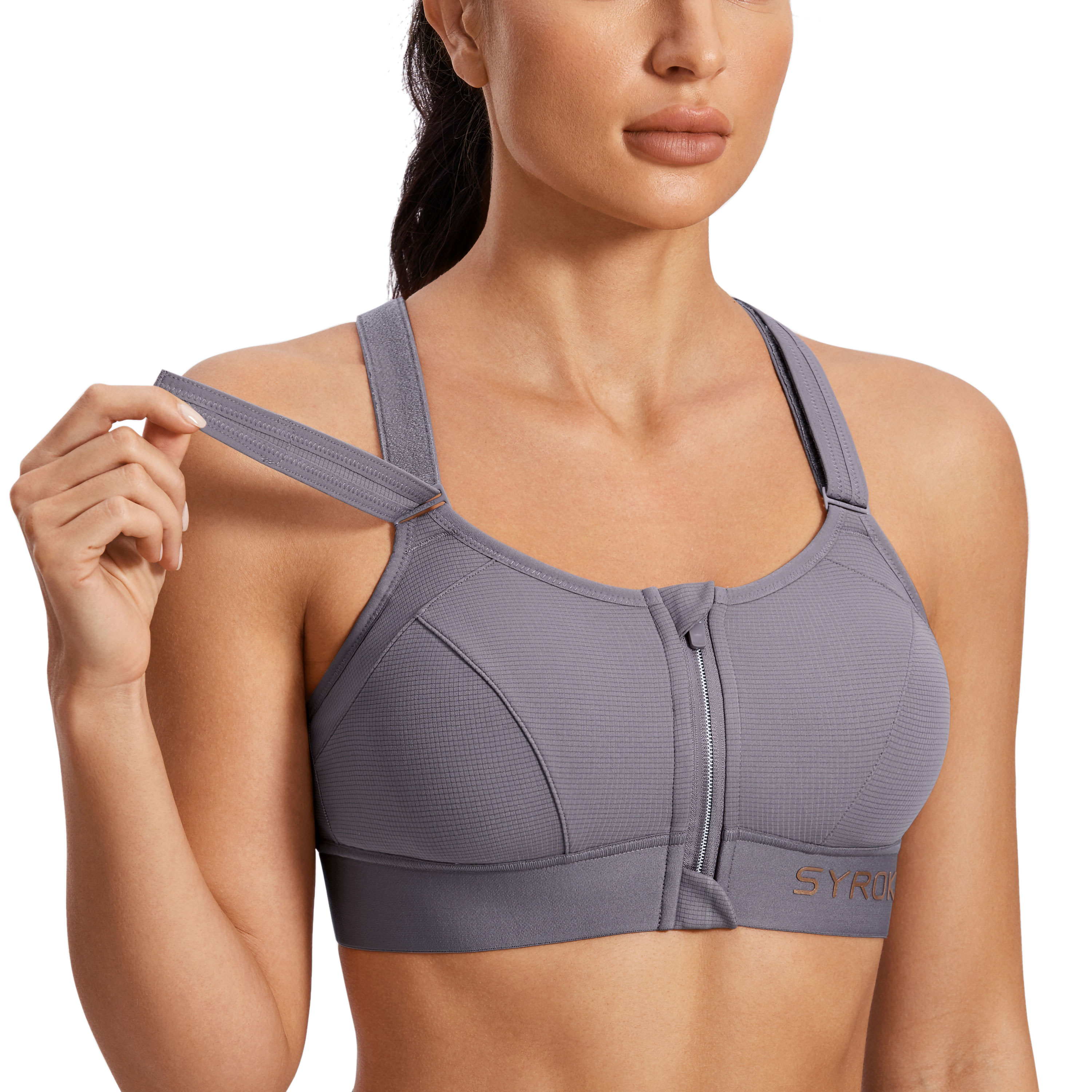 Women's High Impact Sports Bras for Women Comfortable Workout High Support  for Large Bust Running Full Support Gym Beige : : Clothing, Shoes  & Accessories