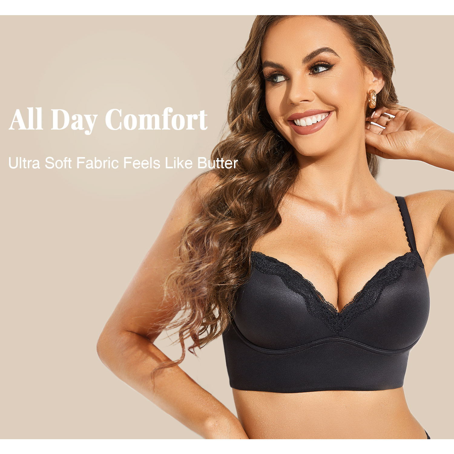 PMUYBHF Bras for Women no underwire Push up Lace Women's Comfortable and  One Line Bra Double Layer Bra with Chest Pads and Chest Bra Strapless Push  up Bras for Women Plus Size 