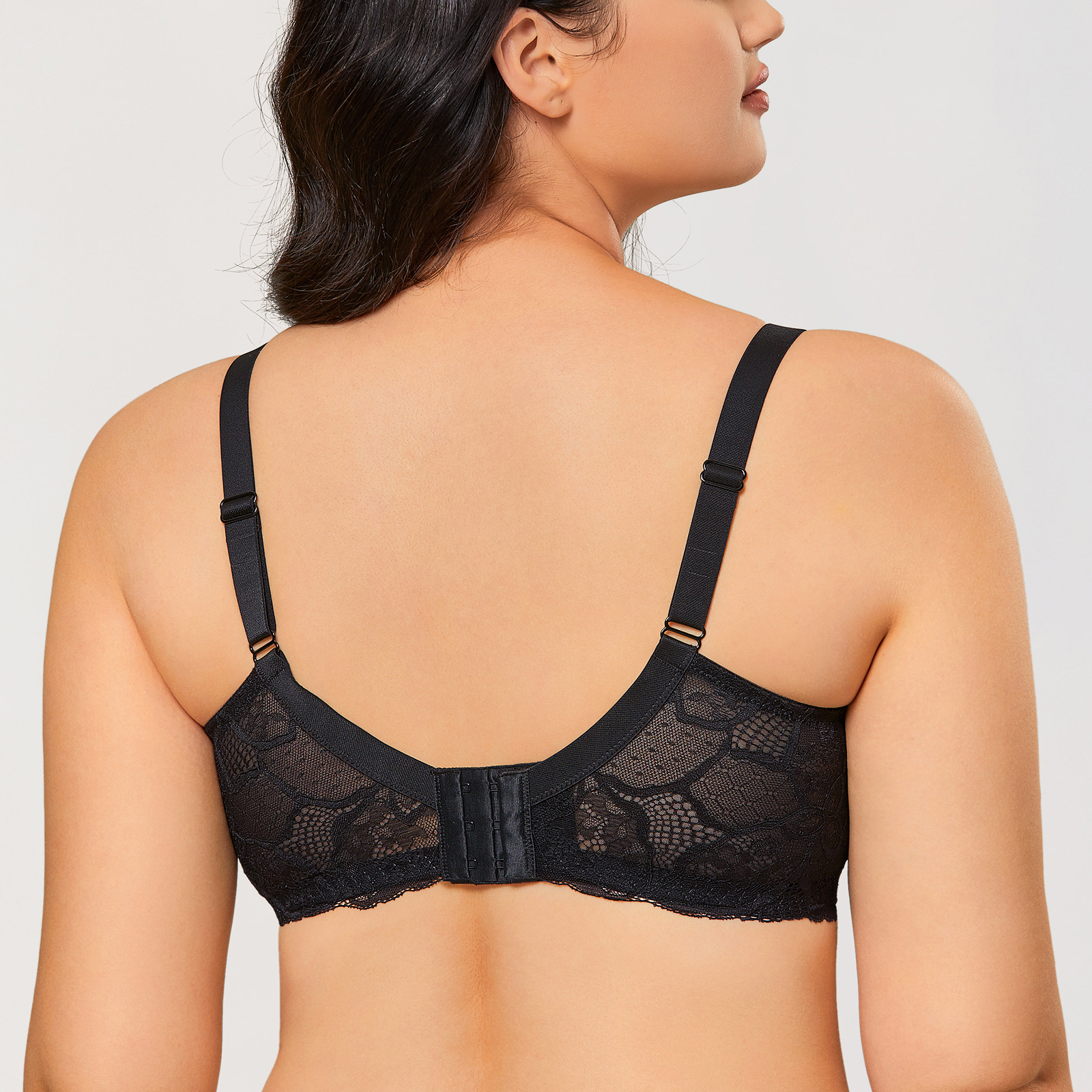 DOBREVA Womens Wireless Minimizer Lace Bra Full Coverage Plus Size Unlined  Bralette A E Cup 210623 From Dou01, $13.45