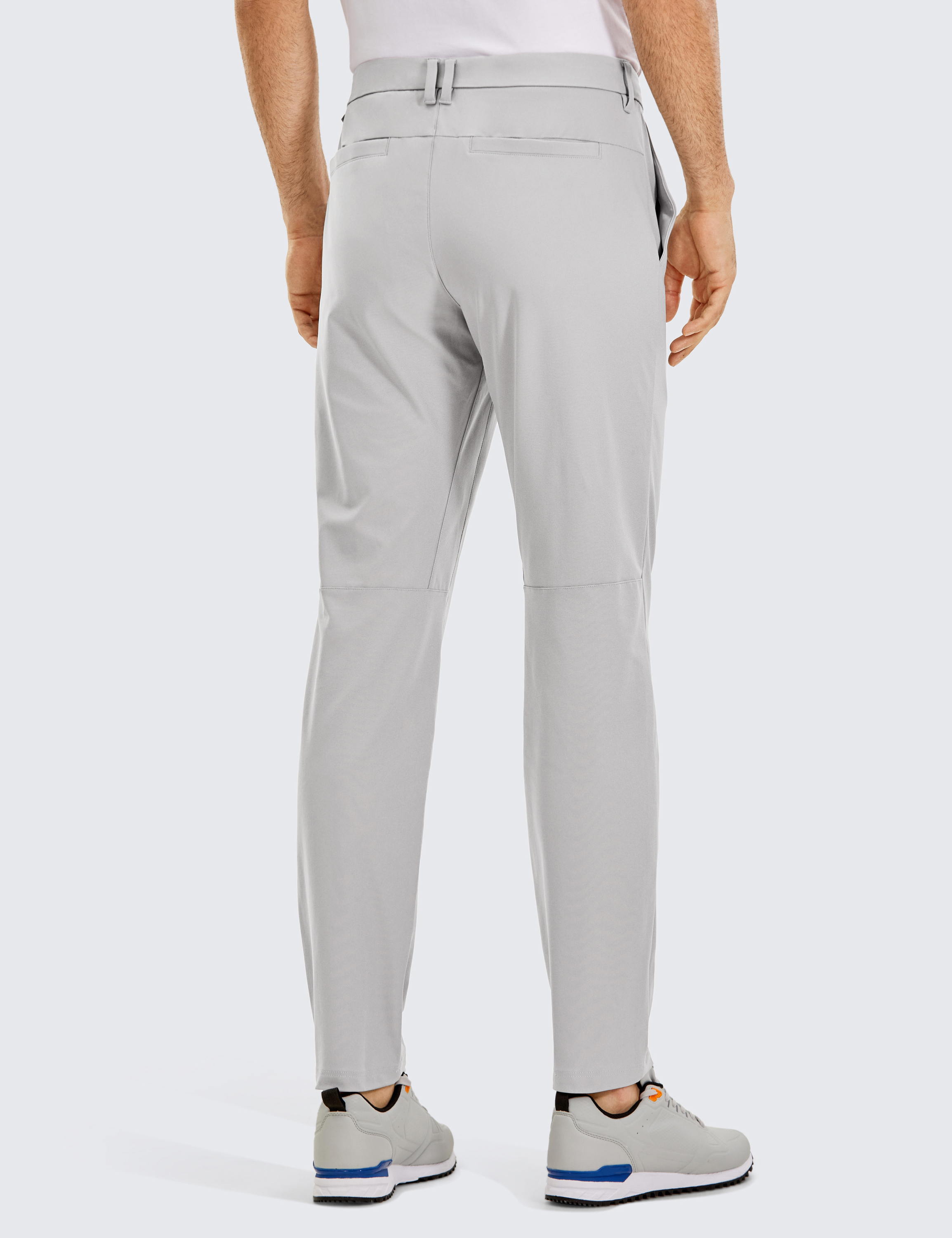 CRZ YOGA Men's Stretch Golf Pants 35'' Slim Fit Work Pants Stretch