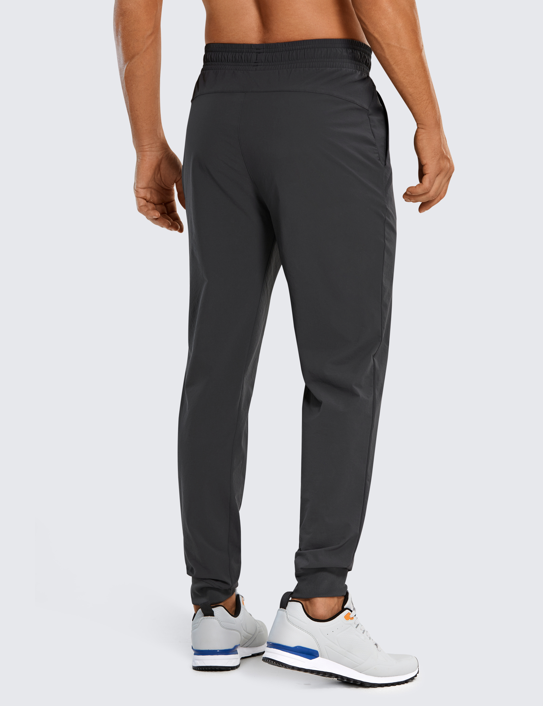 CRZ YOGA Lightweight Men's Golf Joggers 29 Inches Track Pants with Zip  Pockets