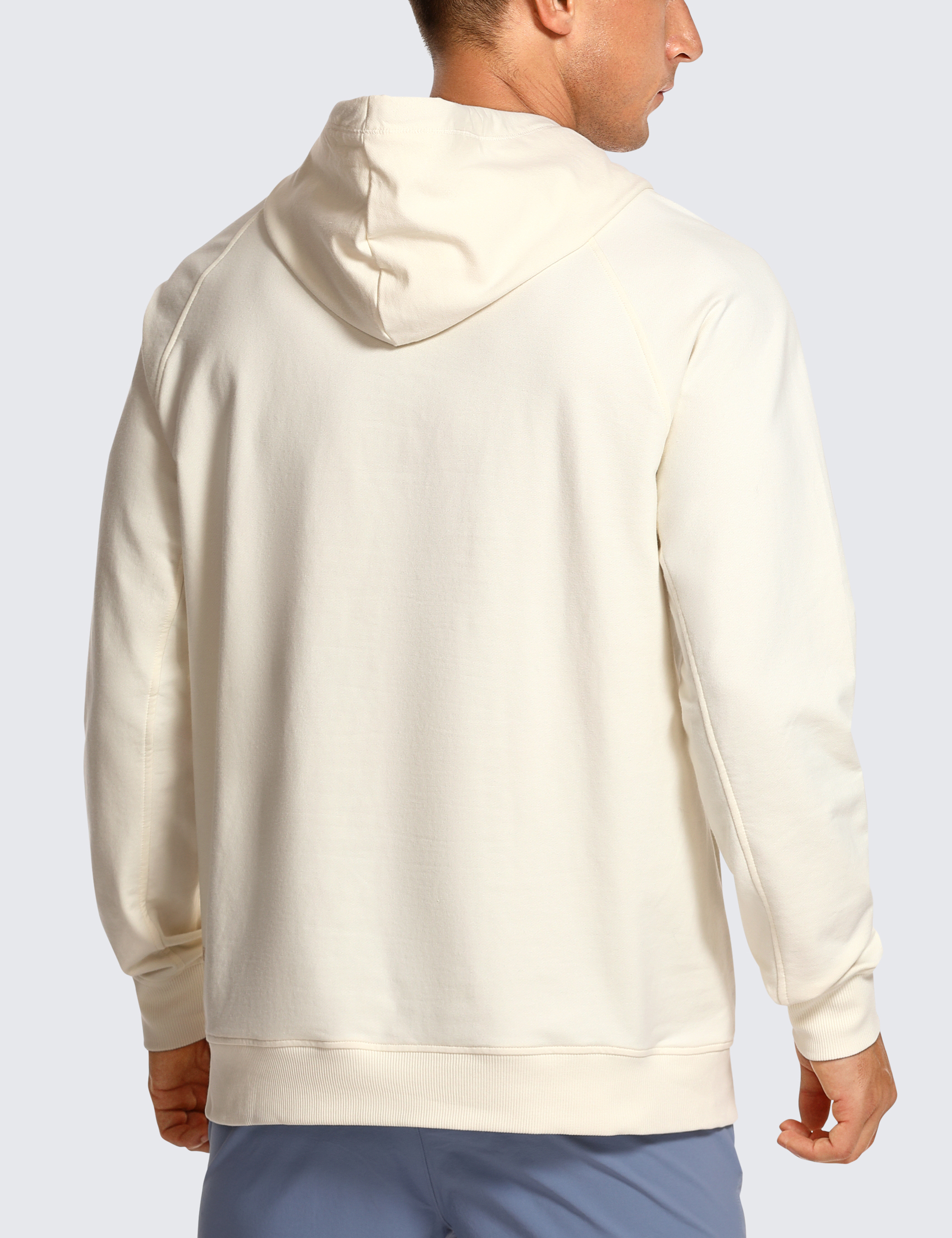 Best Deal for CRZ YOGA Men's Pullover Long Sleeve Cotton Hoodies