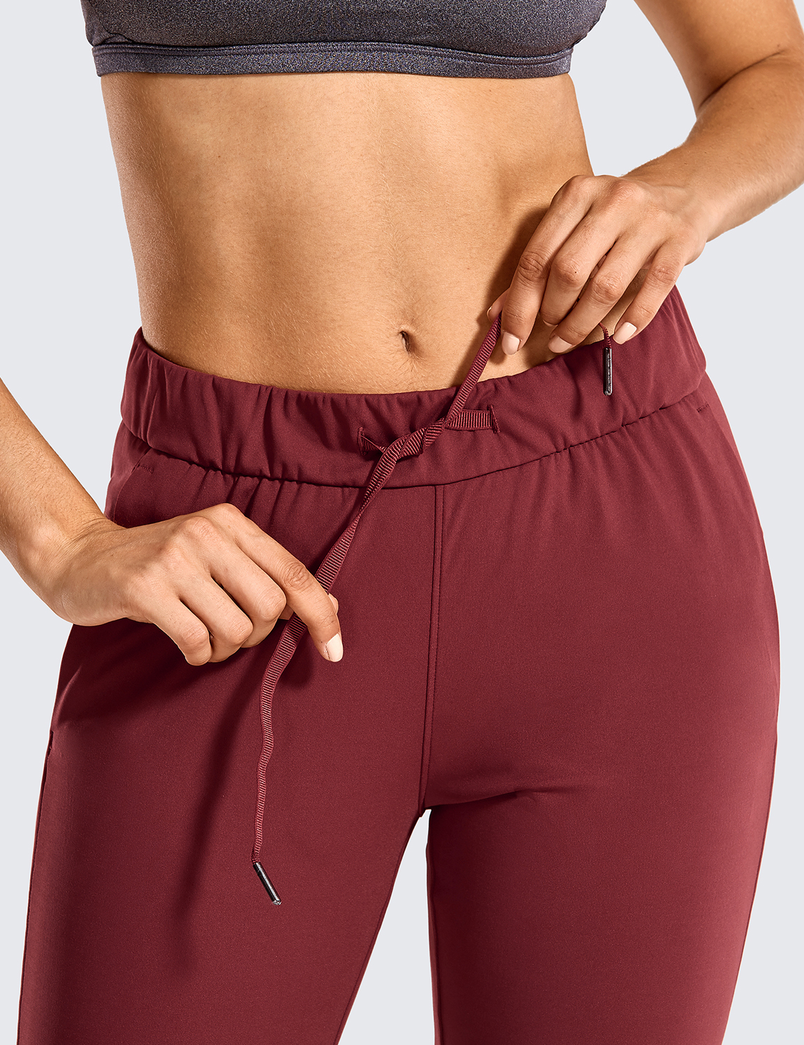 27 10 Minute Drawstring workout pants for Six Pack