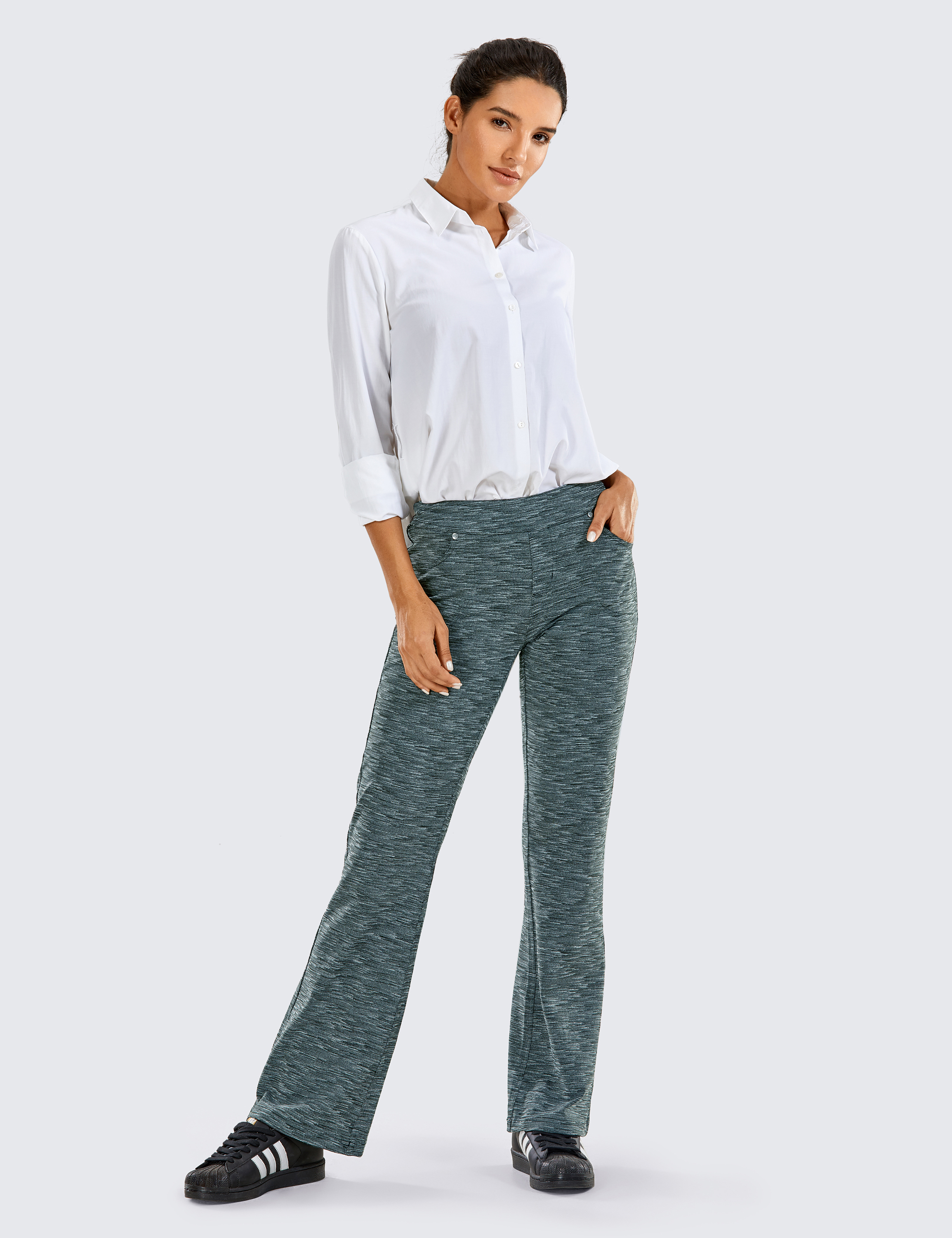 yoga flare pants with pockets