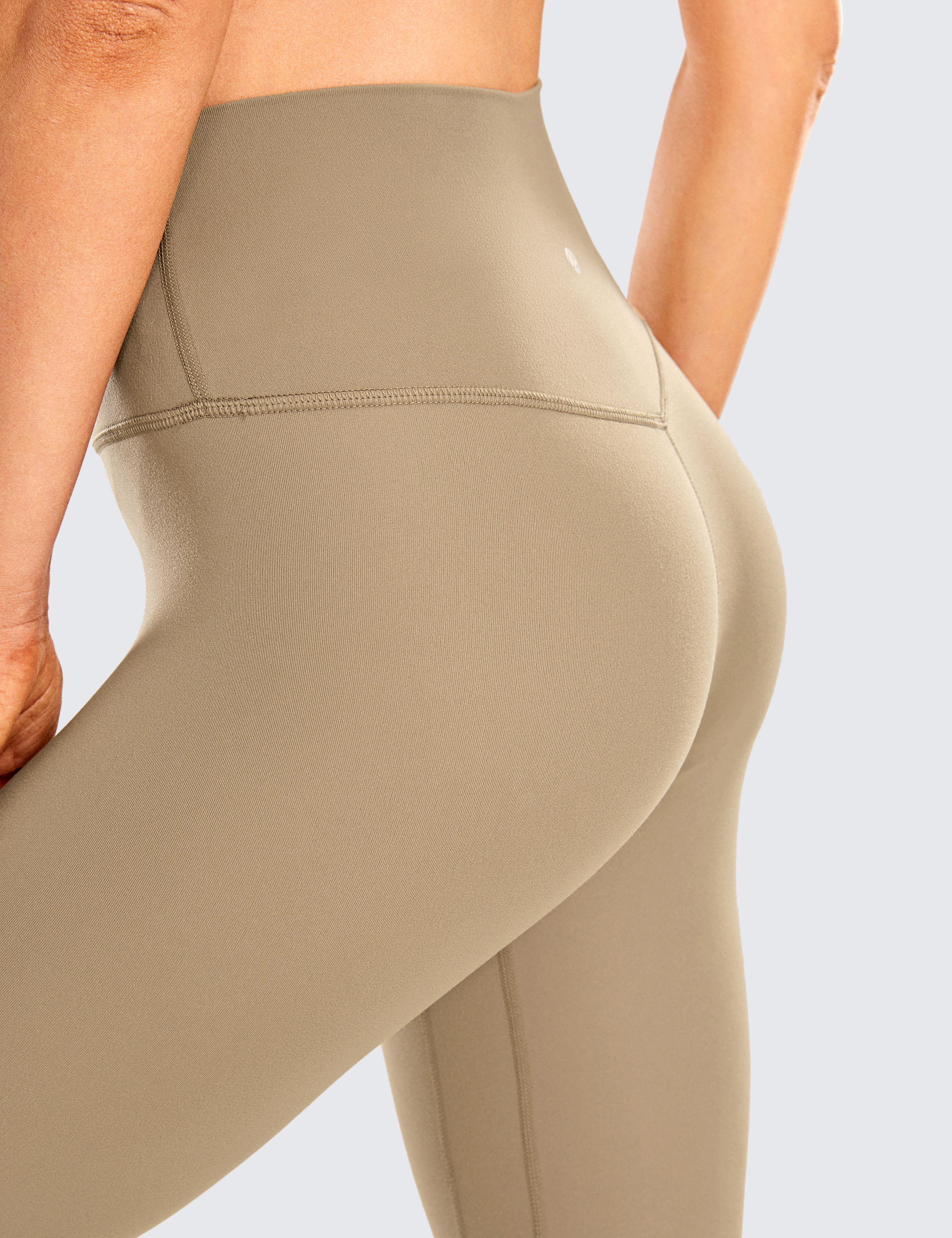 CRZ YOGA Womens Naked Feeling Workout Capris Leggings 21 Inches - High  Waisted Gym Tummy Control Yoga Pants with Pockets, The Heartbeat Powder, XL:  Buy Online at Best Price in UAE 