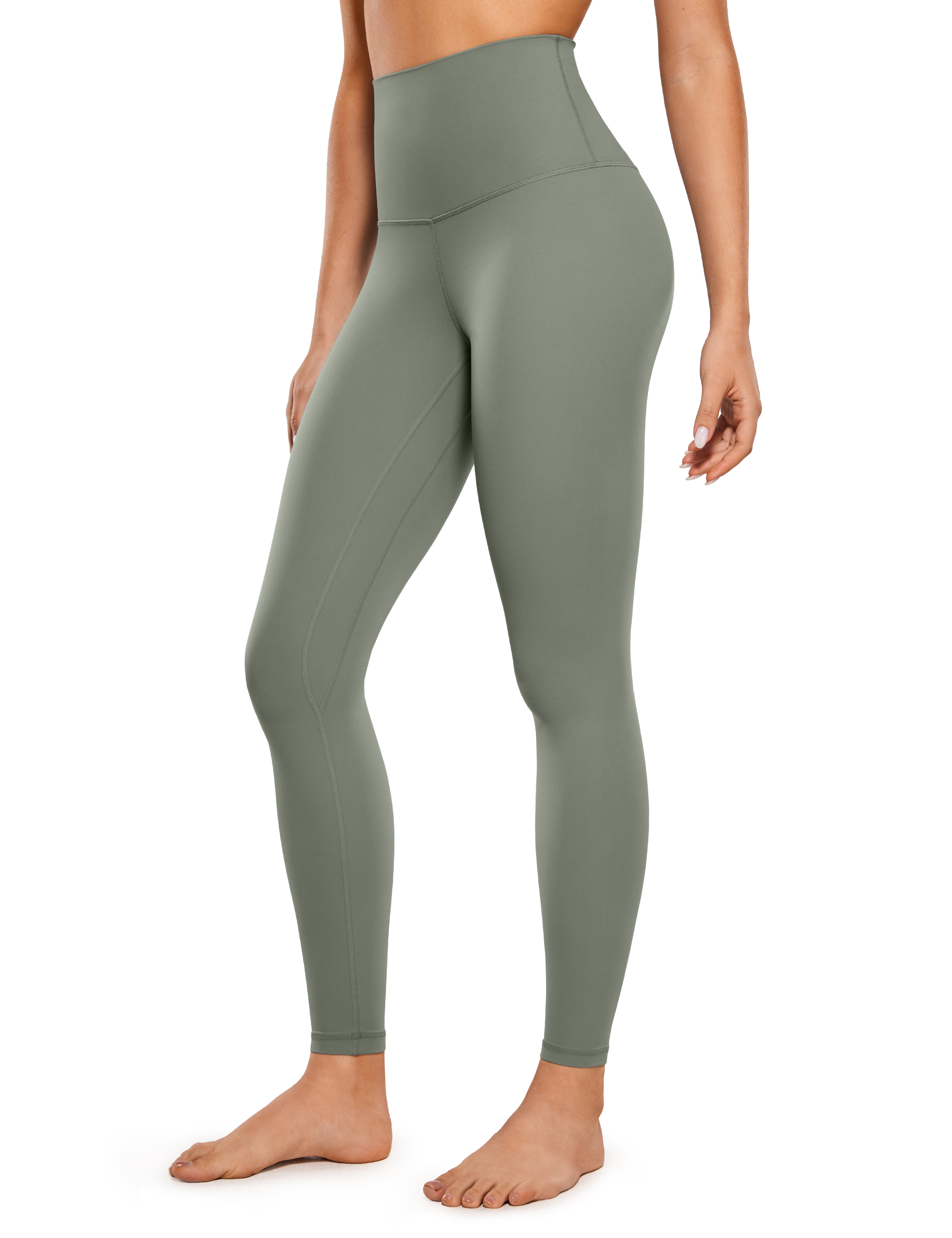 CRZ YOGA Butterluxe Super High Waisted Workout Leggings 28 Inches Over  Belly 