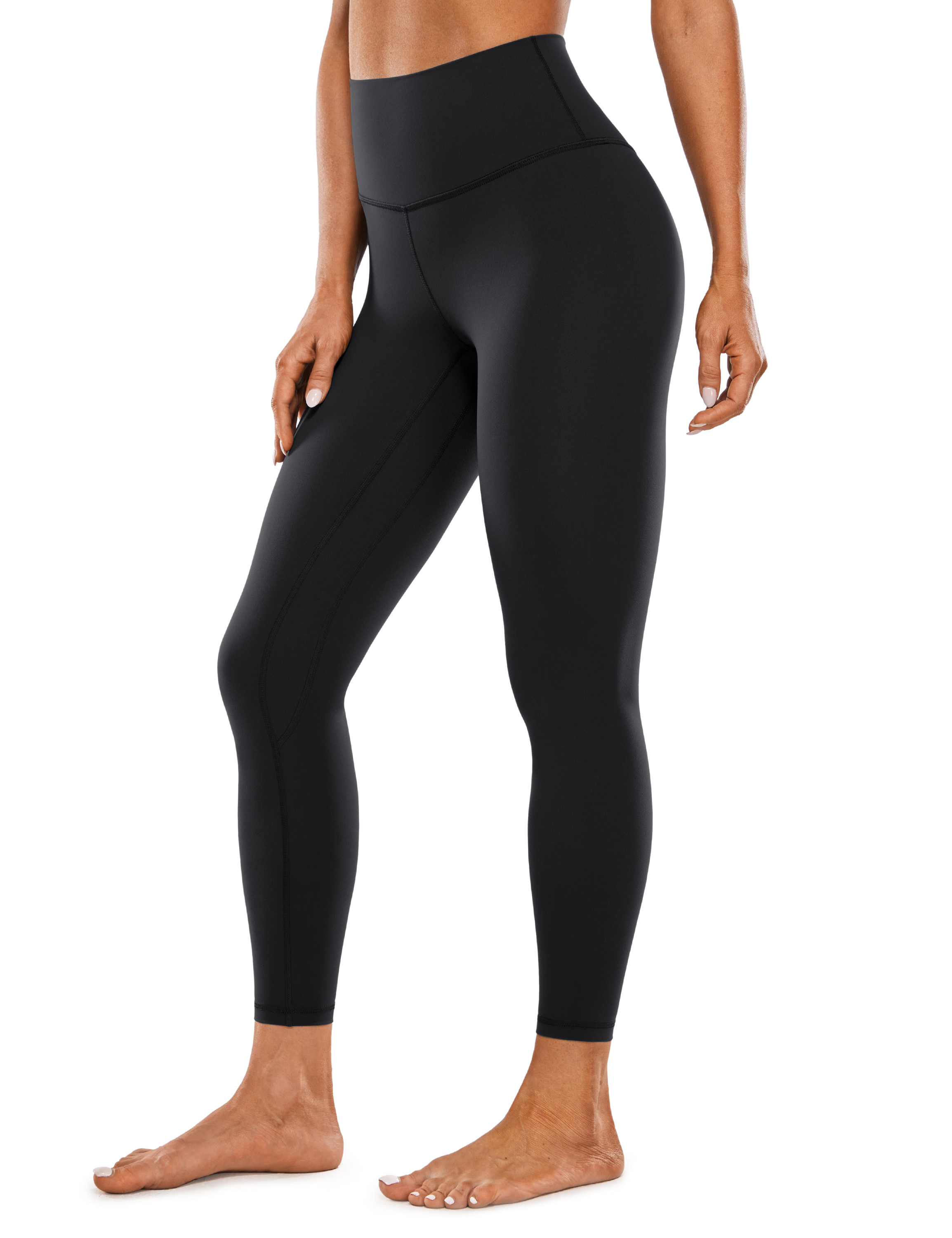 CRZ YOGA Brushed Naked Feeling Womens 25 Inches Workout Leggings High Waisted