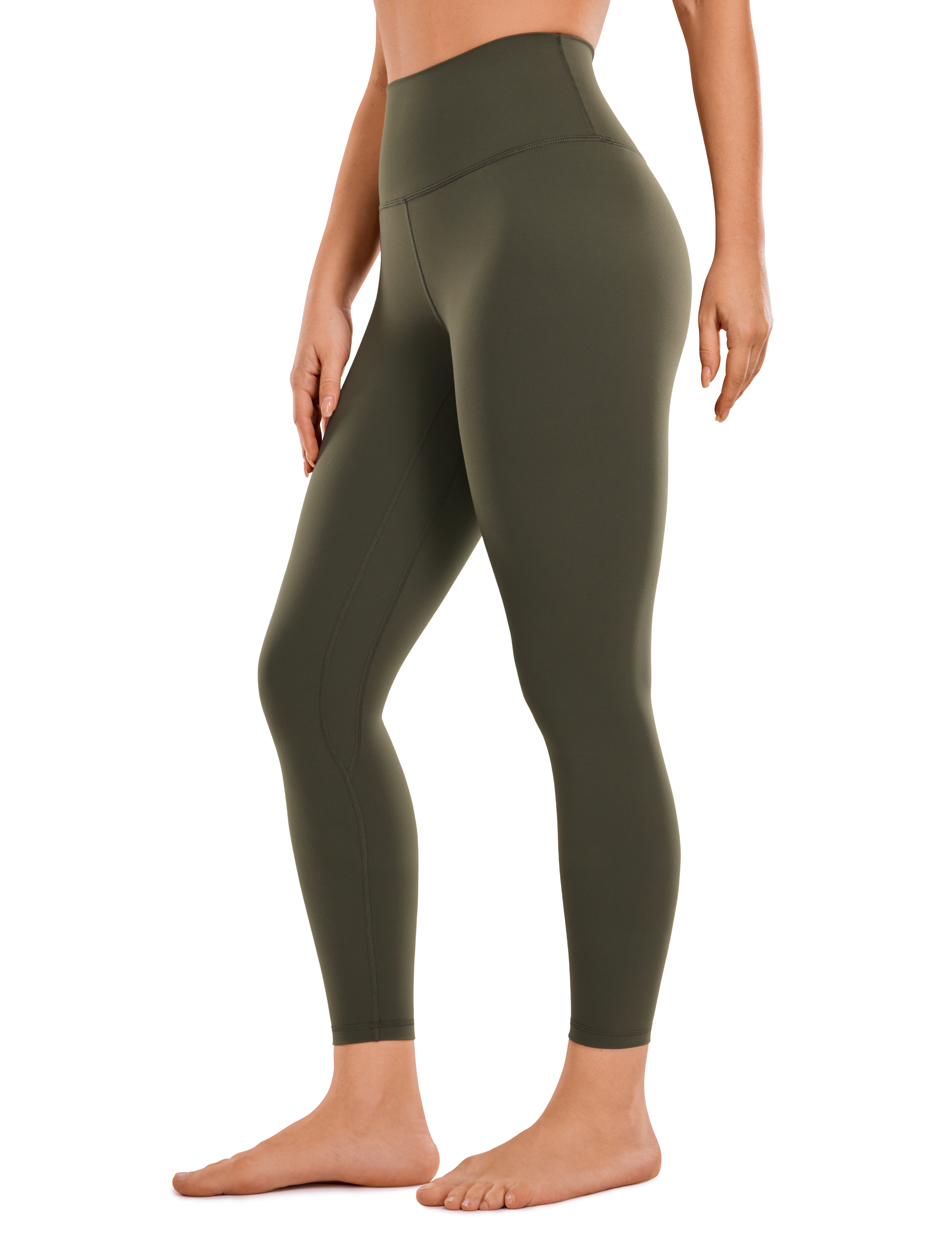 CRZ YOGA Brushed Naked Feeling Womens 25 Inches Workout Leggings High Waisted