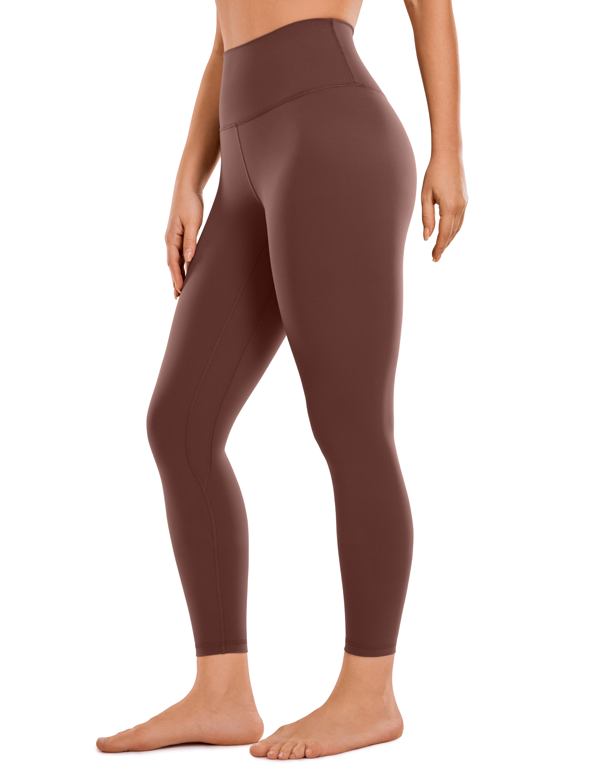 CRZ YOGA Brushed Naked Feeling Womens 25 Inches Workout Leggings High Waisted