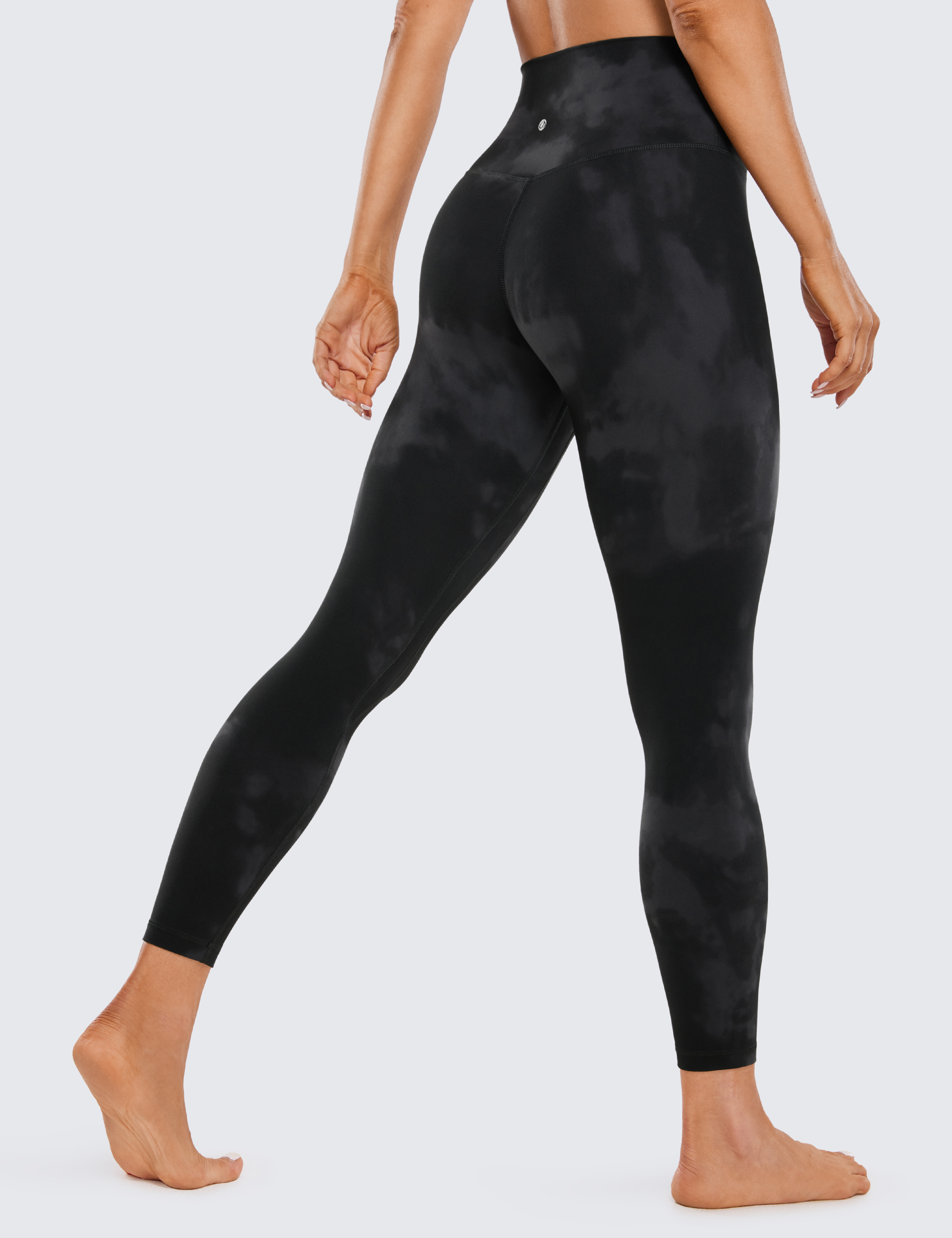 CRZ YOGA Butterluxe Womens High Waisted 25 Inches Yoga Leggings Double Seamed