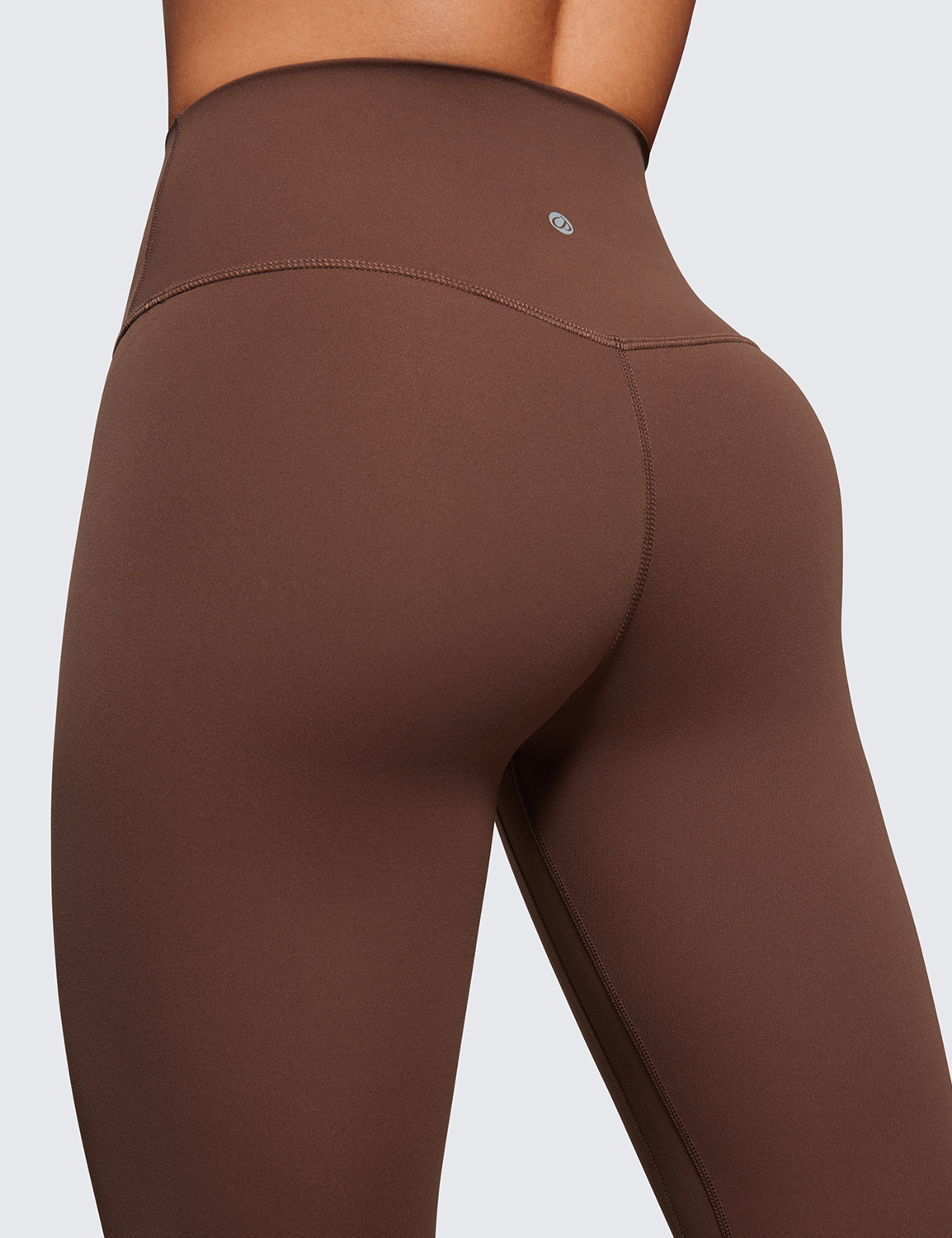 CRZ YOGA Butterluxe Womens High Waisted 25 Inches Yoga Leggings Double Seamed