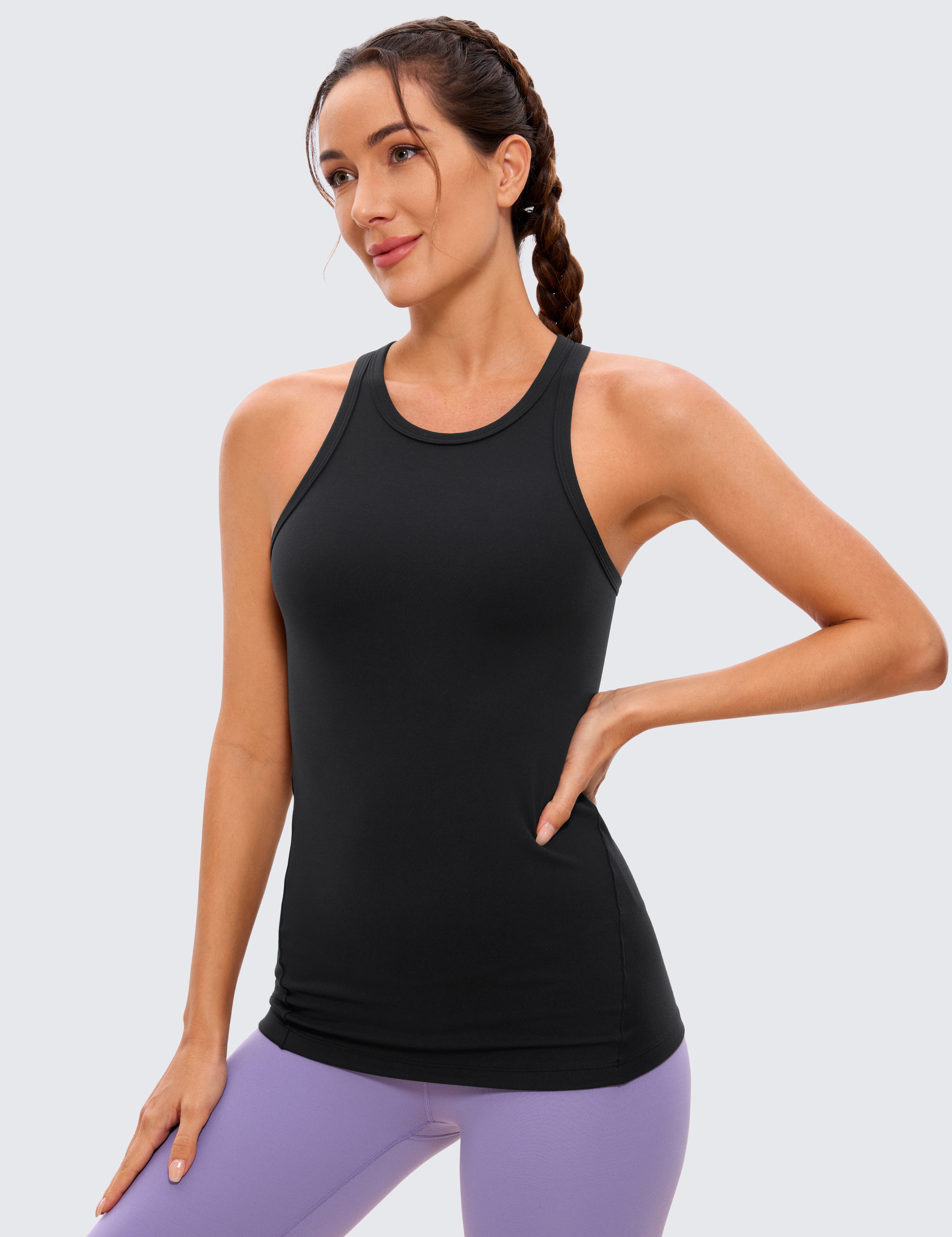 CRZ YOGA Stretch Athletic Tank Tops for Women
