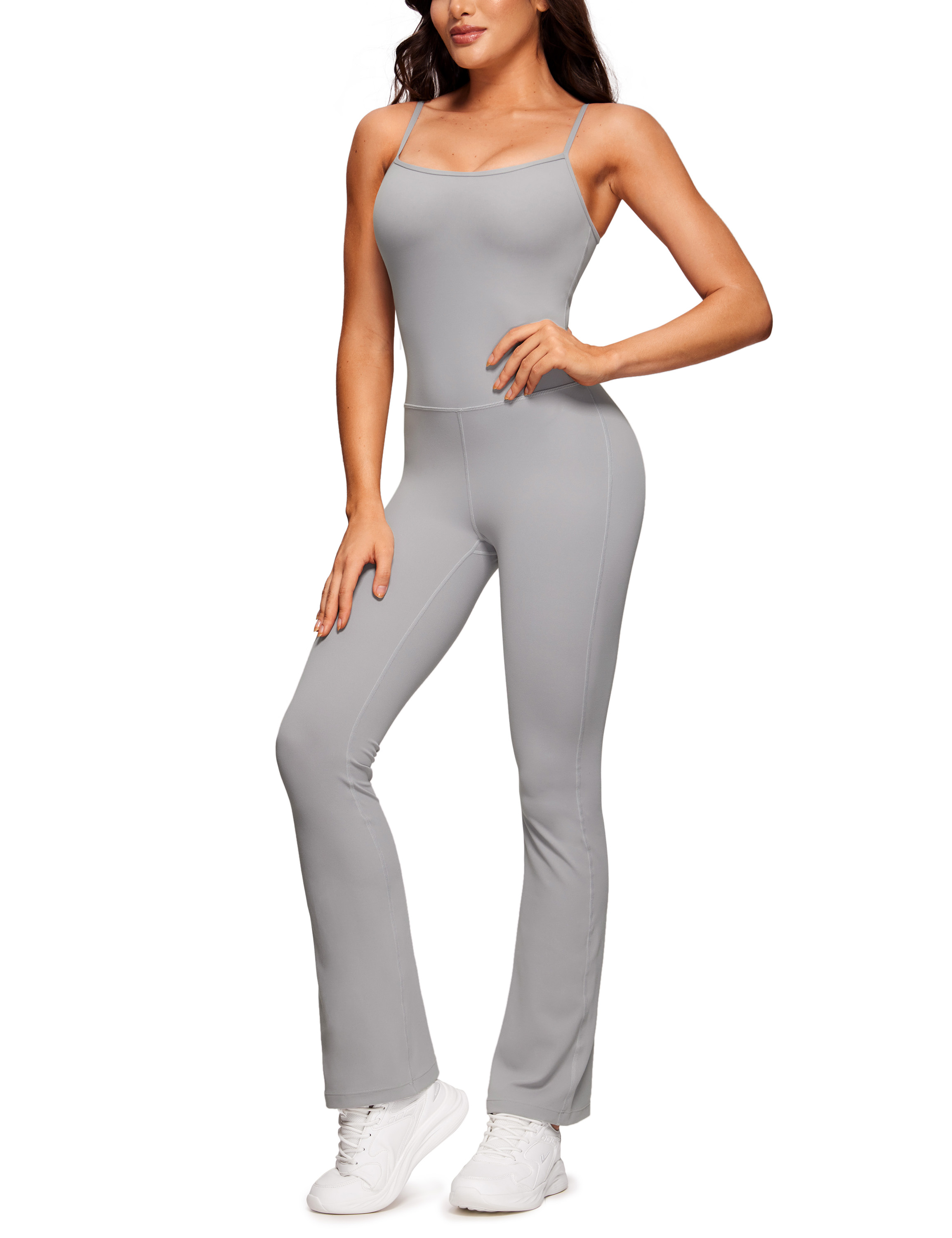  CRZ YOGA Butterluxe Flare Jumpsuits for Women