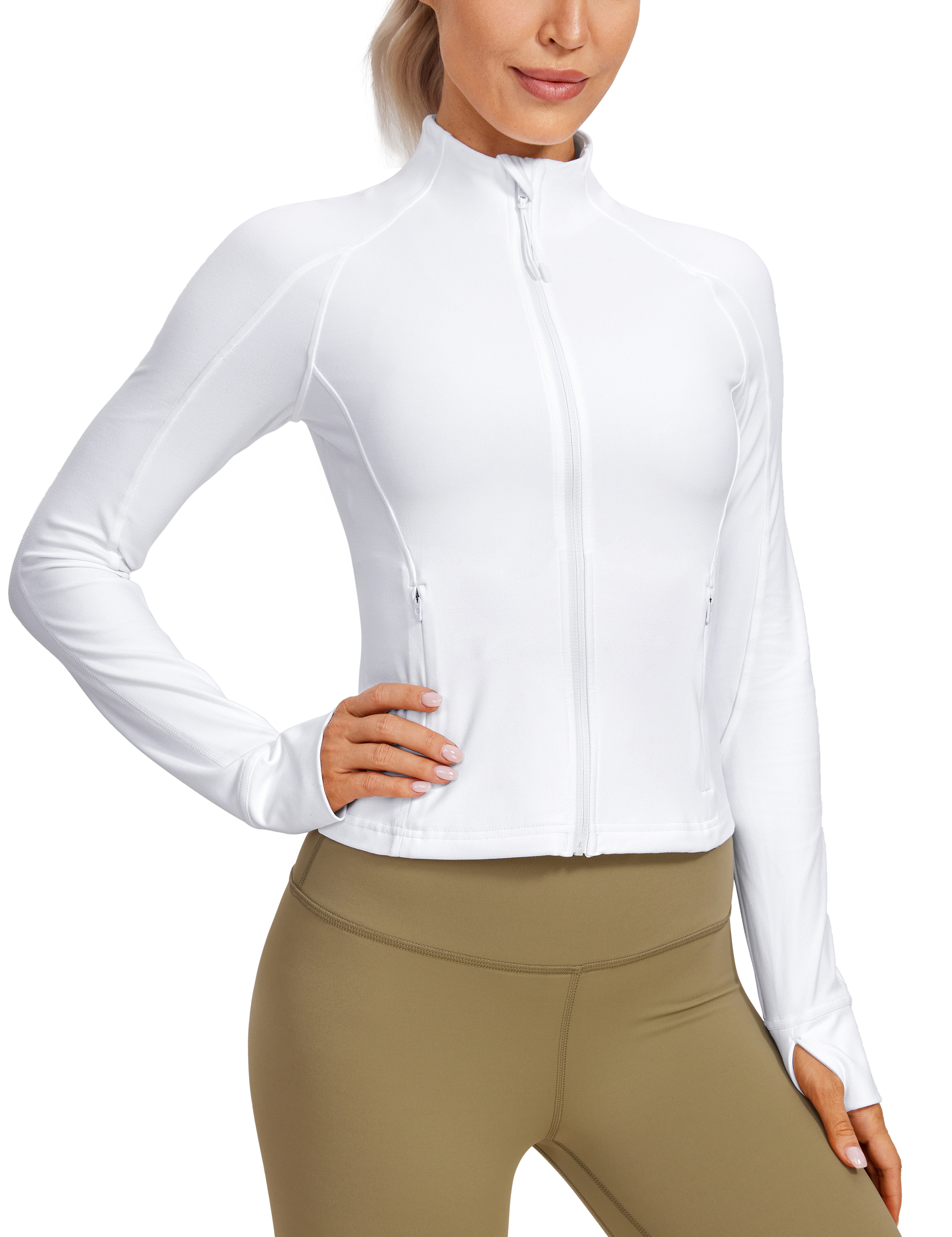 Fall in love with these Butterluxe Waist-Length Full Zip Jackets. Whic