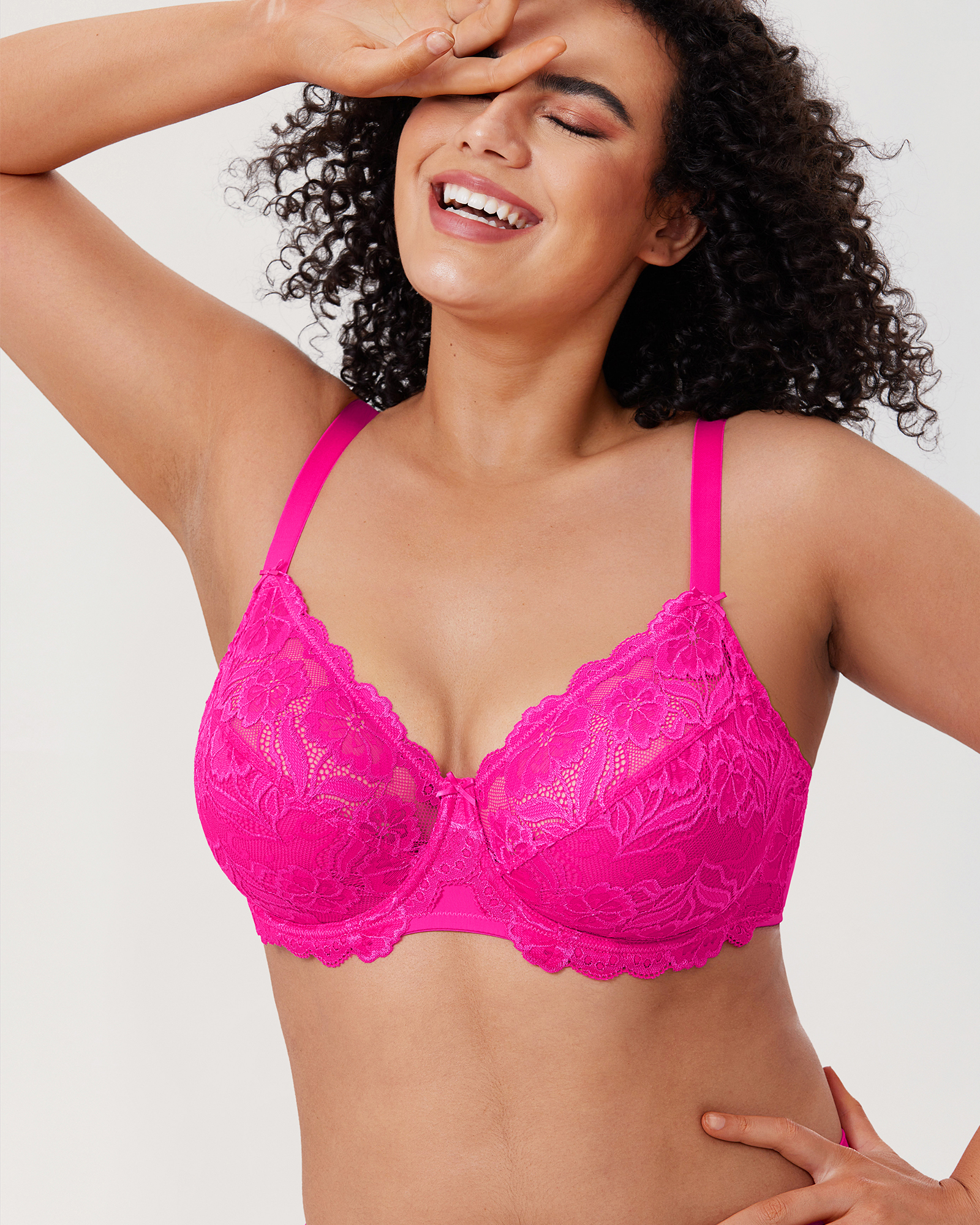 Buy DELIMIRA Women's Unlined Full Coverage Support Plus Size