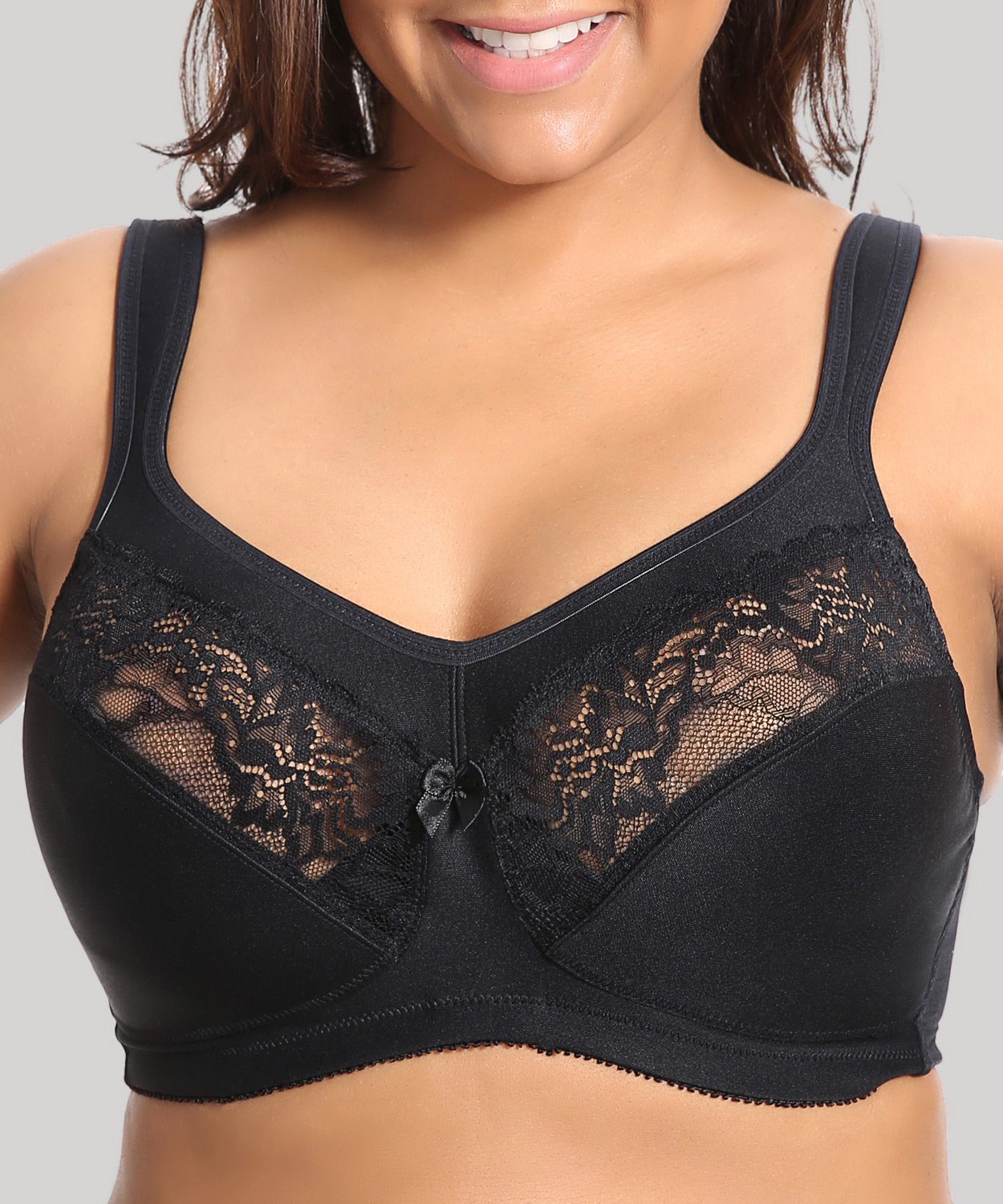 Delimira Womens Minimizer Bra Unlined Full Figure Support Plus Size 2514