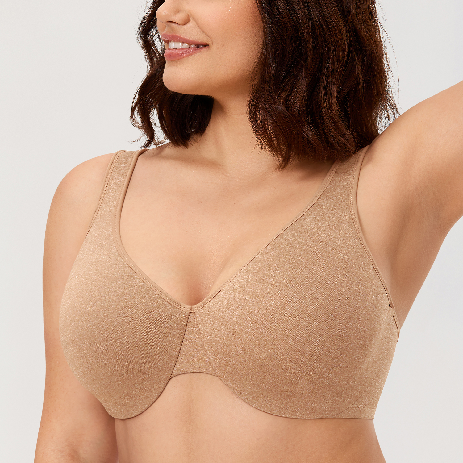 Buy Delimira Women's Full Coverage Underwire Non-Padded