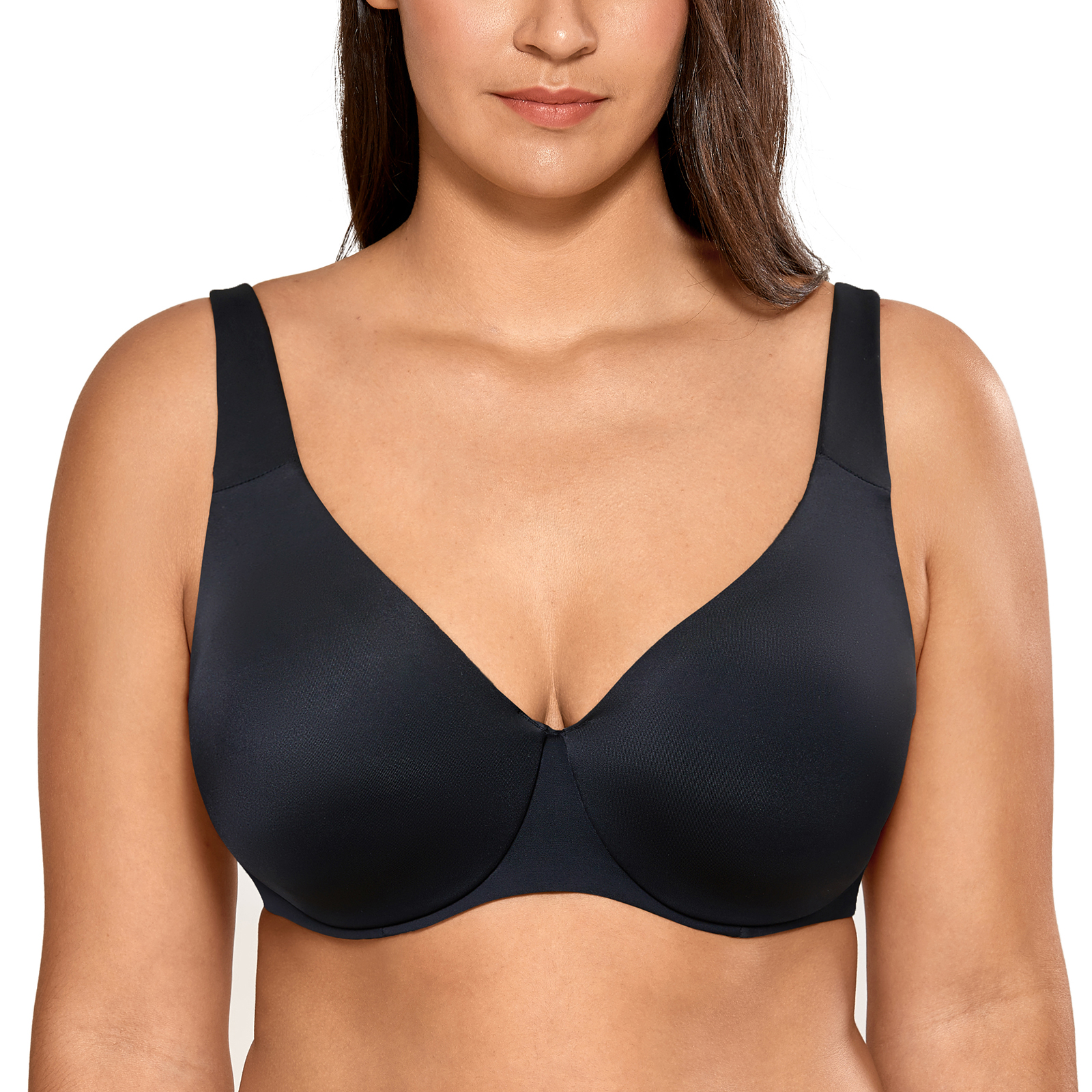 AISILIN Women S Minimizer Bra Plus Size Unlined Full Coverage Smooth Underwire EBay