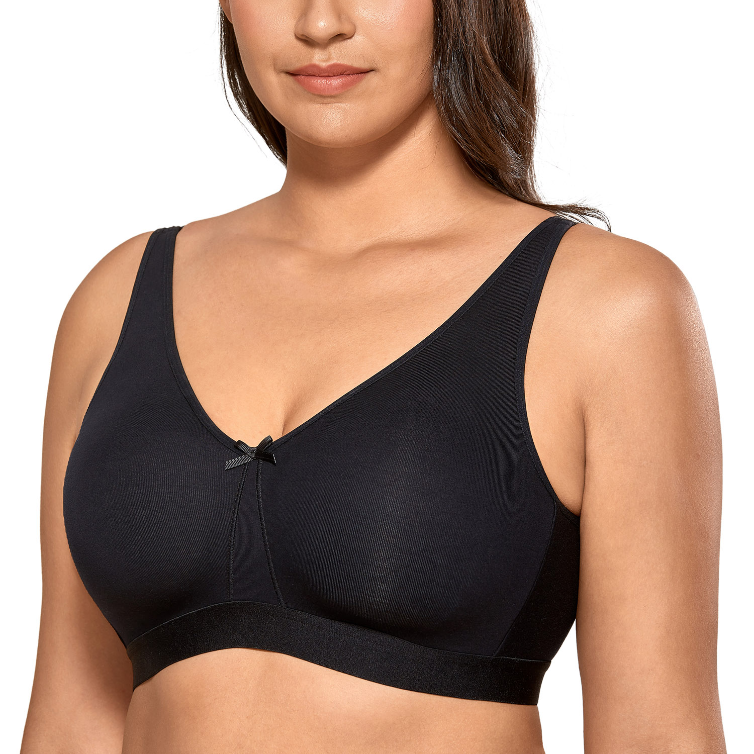 AISILIN Womens Plus Size Bras T-shirt lightly lined Full Coverage Comfort  Wide Strap