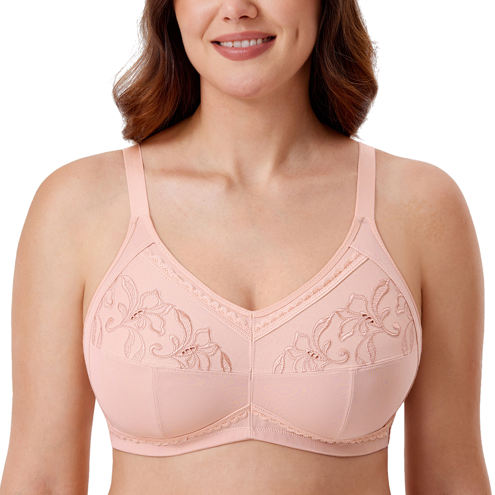 NATURAL Pink cotton post-surgery bra, Bras