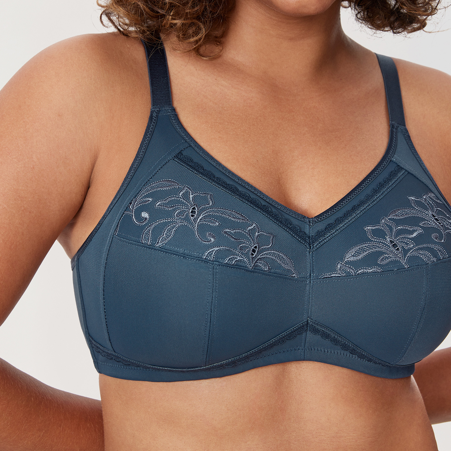 Delimira Womens Mastectomy Pockets Wireless Post Surgery Plus Size Sleep Bra Ebay 