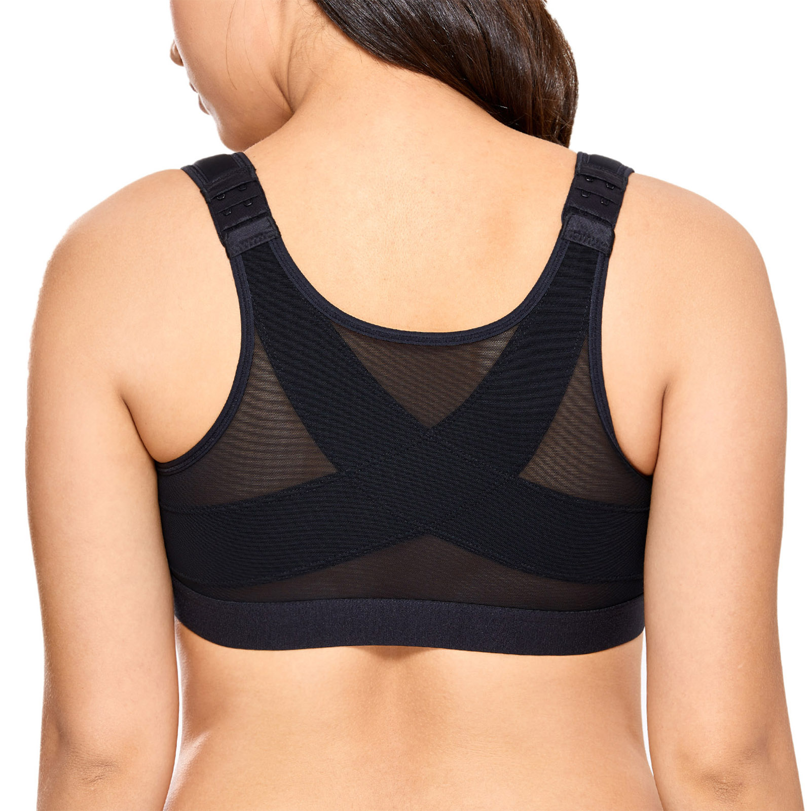  Womens Front Closure Bra Full Coverage Wirefree